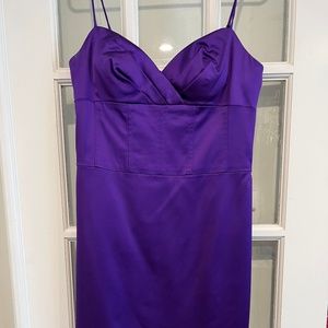 Purple semi formal dress